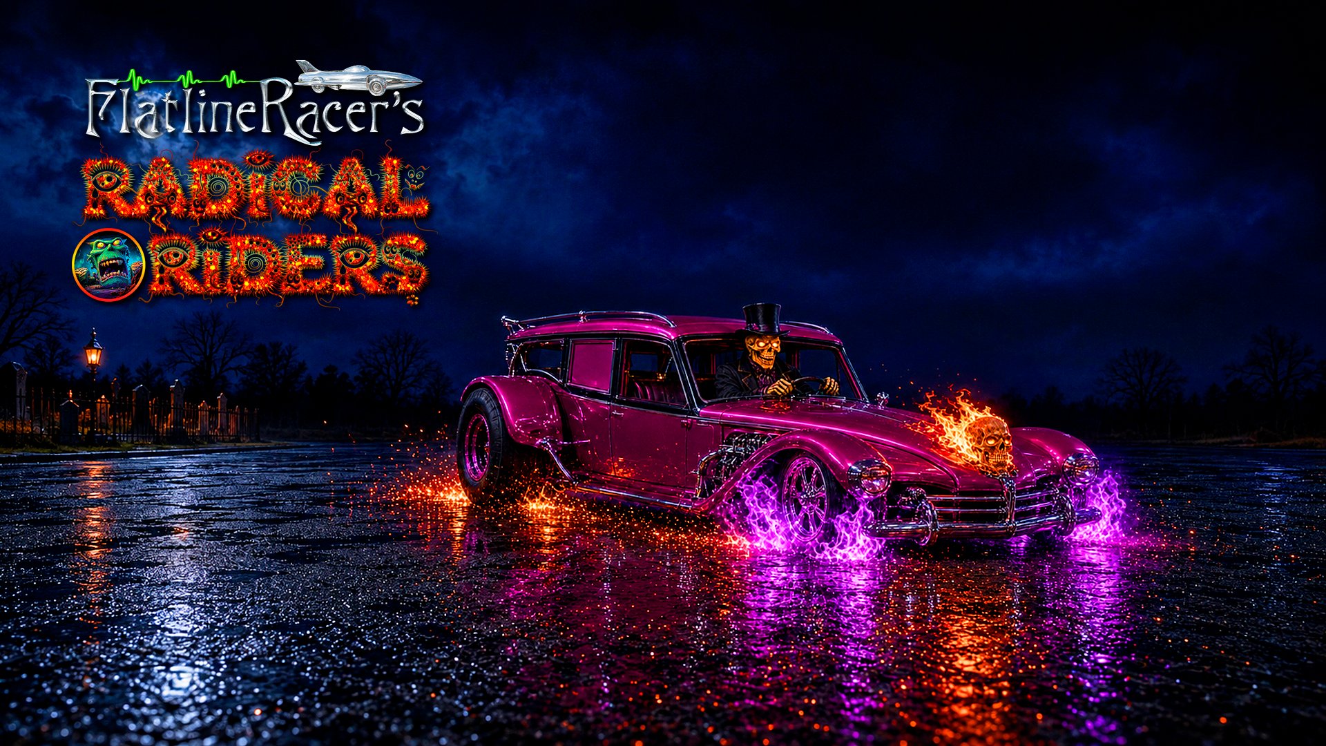 Purple hearse — studio logo