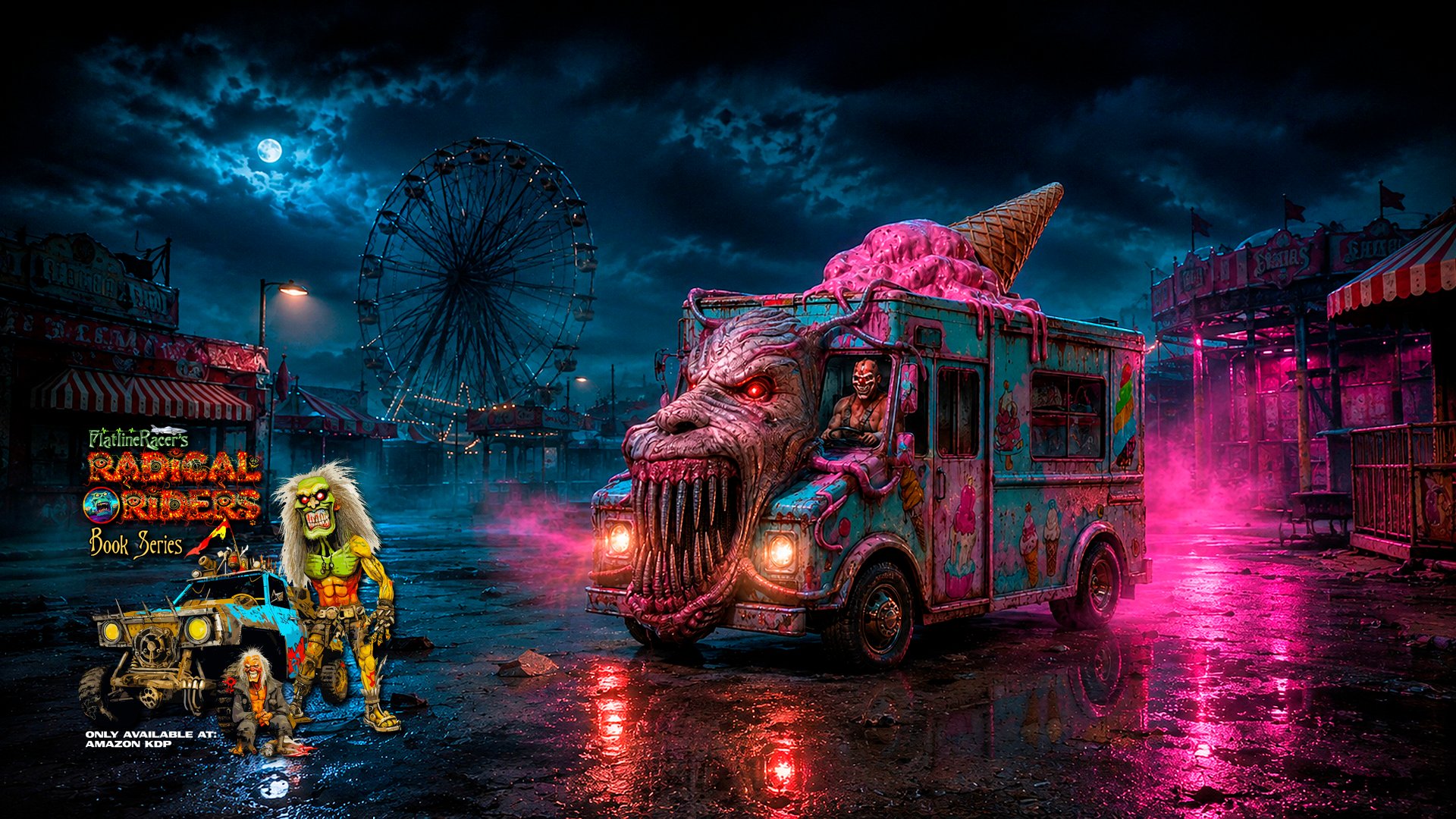 Ice cream truck — book series